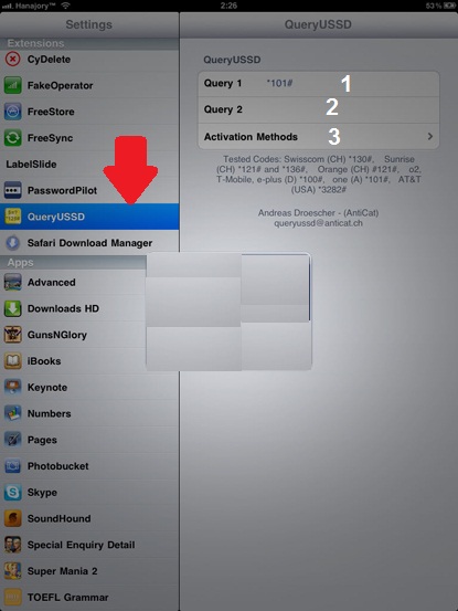 Nạp thẻ Viettel vào sim 4G cho Ipad bằng ứng dụng QueryUSSD