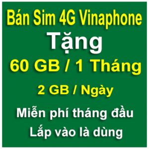 sim 4g vinaphone 60gb giá rẻ