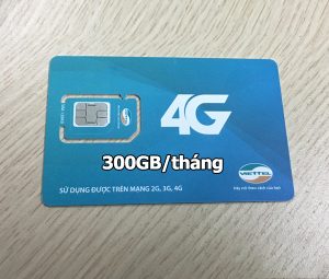 Sim 4G Viettel 300GB/tháng