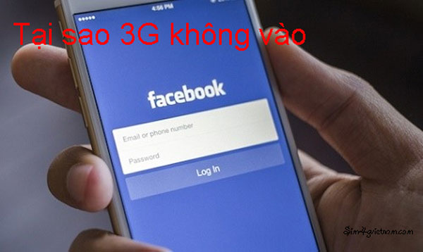 3G không vào được Facebook