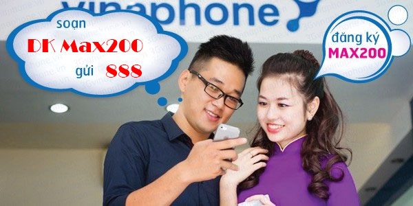 gói cước của nhà mạng vinaphone max200